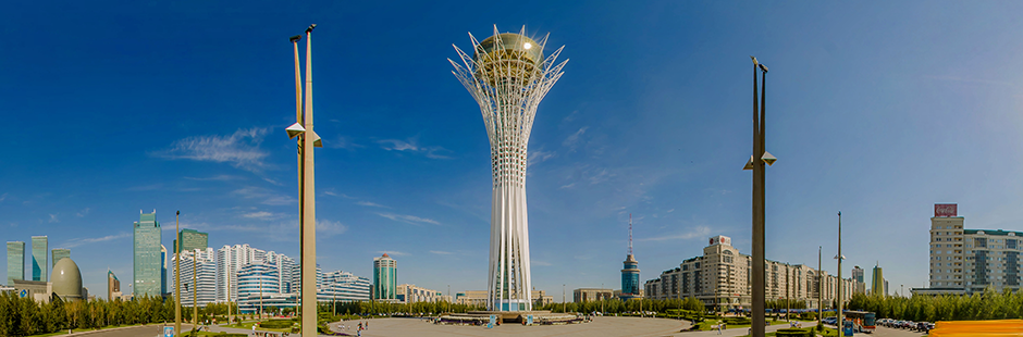 3D панорама монумента Байтерек - Астана