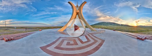 Монумент Единства Народов Казахстана в 3D